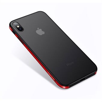 SULADA Drop-proof Silicone+Acrylic+Metal Hybrid Phone Case for iPhone X/XS
