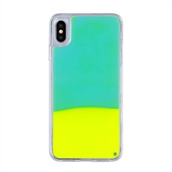 For Phone X/XS  Luminous Dynamic Quicksand Hybrid Case Phone Cover