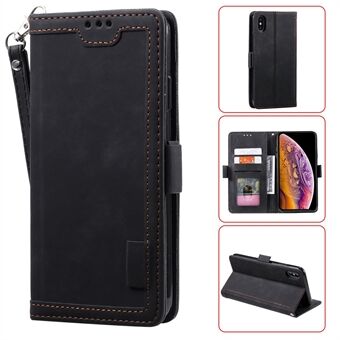Vintage Splicing Style Wallet Stand Leather Protective Case for iPhone X/XS 