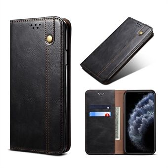 Magnetic Waxy Crazy Horse Texture Wallet LeatherPhone Stand Cover Case för iPhone X / XS