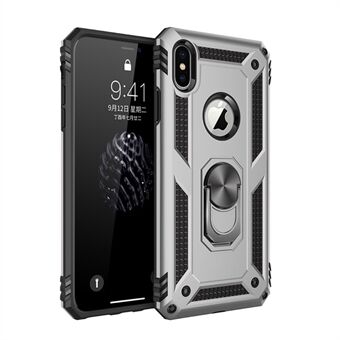 Hybrid PC TPU Armor Case with Kickstand for iPhone XS/X 