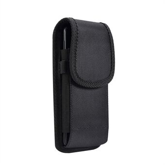 Outdoor Tactical Pouch Case Telefonbälte Vertical Holster Universal Clip Flip Holder för mobiltelefon - svart