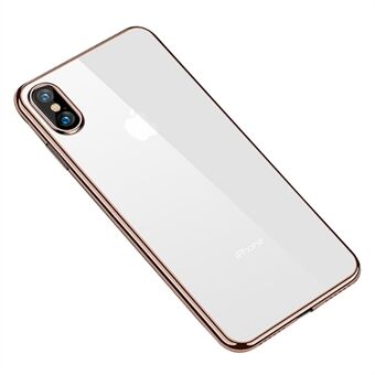 Electroplated Edge Soft Phone Case for Apple iPhone X/XS 