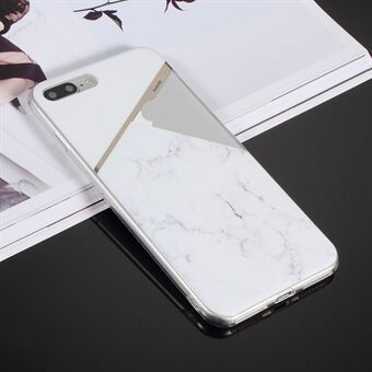 GIRLSCASE Marble Pattern TPU Protection Phone Case för iPhone 8 Plus / 7 Plus 
