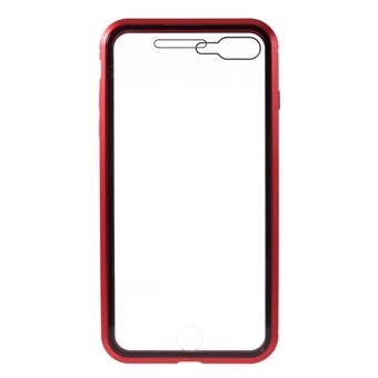 Magnetic Frame Tempered Glass Phone Shell All-Round Full Protection for iPhone 8 Plus / 7 Plus 