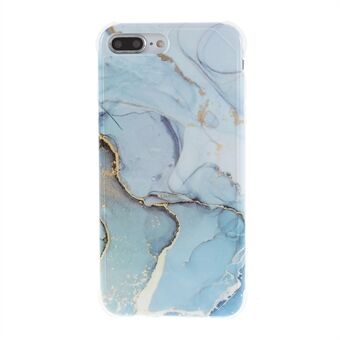 Marble Pattern IMD TPU Case for iPhone 8 Plus/7 Plus  Four-corner Anti-fall Cover