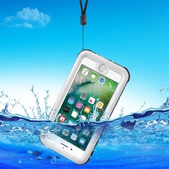 REDPEPPER PC + TPU IP68 Vattentätt skal för iPhone 8 Plus / 7 Plus förseglat dammtätt skal
