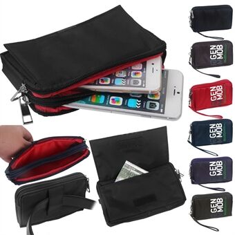 Universal Cloth Pouch Bag with Handy Strap for iPhone 6s Plus/Samsung Galaxy S7 edge etc, Size: 15.5 x 9 x 1cm