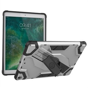 Hård PC + mjukt TPU hybridfodral med kickstand för iPad (2018) / 9.7 (2017)