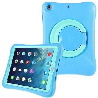 PEPKOO Cool EVA Shockproof Case with 360 Degree Rotary Kickstand for iPad  (2018) / (2017)