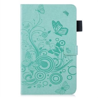 Imprinted Butterfly Flower PU Leather Tablet Case för iPad  (2018) /  (2017) / iPad Pro  (2016) / Air 2 / Air