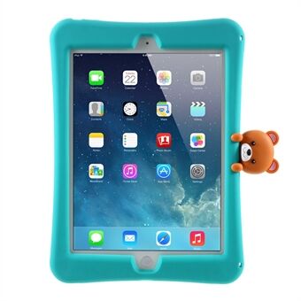 PEPKOO 3D Doll Decor Silicone Tablet Cover Case for iPad  (2017)/(2018)