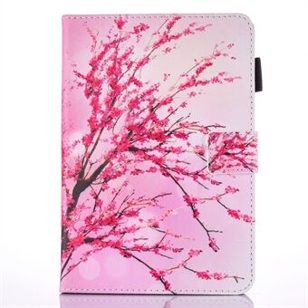 For iPad (2018) / 9.7 (2017) Pattern Printing Leather Card Holder Tablet Case