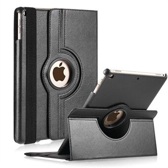 Litchi Grain 360 Swivel Smart Stand Leather Tablet Tablet Cover för iPad  (2018) /  (2017)