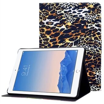 För iPad Air (2013) / Air 2 / iPad  (2017) / (2018) Mönstertryckt tablettskydd PU- Stand Kortplatser Magnetlåsfodral