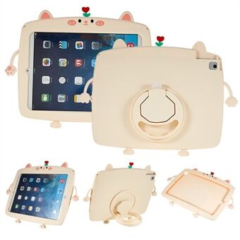 För iPad Air (2013) / Air 2 / iPad 9,7 tum (2017) / (2018) / Pro 9,7 tum (2016) Tablettfodral i silikon Kickstand Cat Style Tablet Cover
