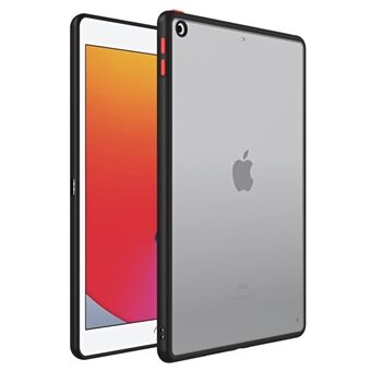 För iPad 9,7-tum (2017) / (2018) PC+TPU Skyddsfodral Kontrastfärg Smal design Matt skal