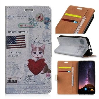 Pattern Printing Wallet Stand Leather Flip Case for iPhone XR 