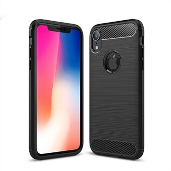 Carbon Fibre Brushed TPU Case for iPhone XR 