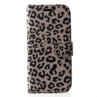Leopard Pattern Wallet Stand Leather Phone Case for iPhone XR 