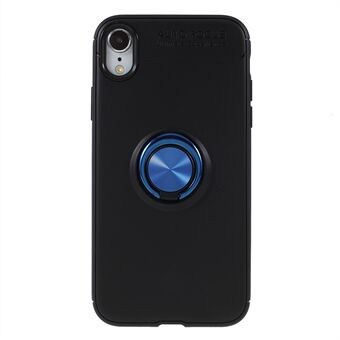 Metal Finger Ring Kickstand TPU Mobile Back Case for iPhone XR 