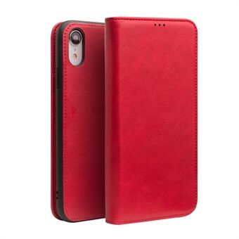 QIALINO Micro Fiber Leather Stand Phone Case for iPhone XR 
