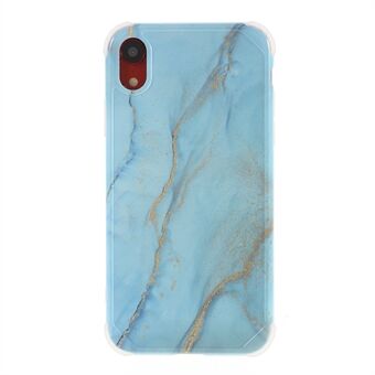 Marble Pattern IMD TPU Case for iPhone XR  Cover Four-corner Anti-fall