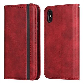 Strong Magnet Absorption Leather Wallet Stand Phone Case for iPhone XS Max