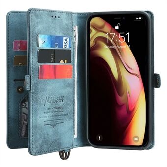 Stand 021-serien avtagbar magnetisk plånbok, skyddande telefonfodral med ställdesign för iPhone XS Max 