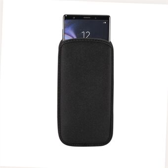 Mjuk dykdräkt Resebärande stötsäker förvaringsväska för Samsung Galaxy Note9 N960 / Note 8 SM-N950 / A8 Star - Svart