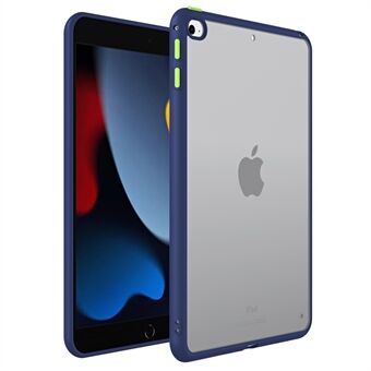 För iPad mini 4 / mini (2019) 7,9 tum PC+TPU surfplatta Fodral Matt Genomskinlig Kontrastfärgad surfplatta