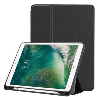 Tri-fold Stand PU Leather Smart Case with Pen Slot for iPad Air 10.5 (2019) / Pro  (2017)
