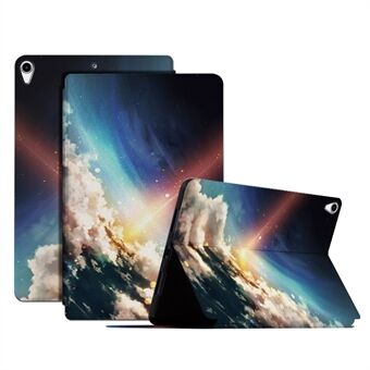 For Apple iPad Air  (2019)/iPad Pro  (2017) Stylish Starry Sky Pattern Printing Anti-scratch PU Leather + TPU Stand Tablet Case