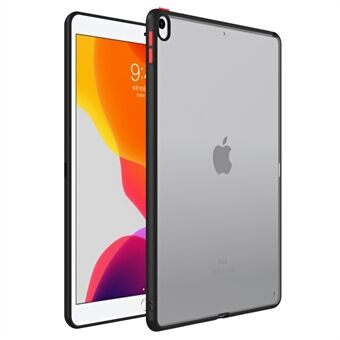 För iPad Air 10,5 tum (2019) Matt genomskinlig surfplatta PC+TPU Kontrastfärgad surfplatta