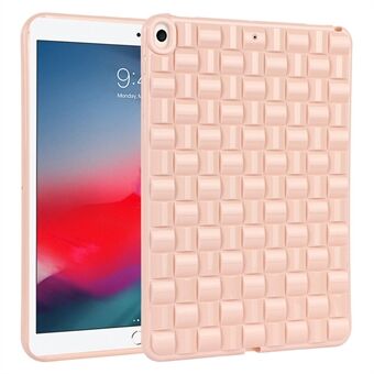För iPad Air 10,5 tum (2019) Flexibelt mjukt TPU skyddande fodral Vävd textur Anti-halk tablettfodral