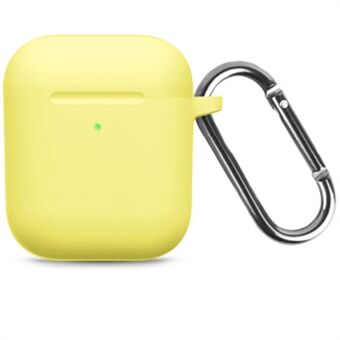 Silicone Case with Hook for Apple AirPods with Wireless Charging Case (2019) / AirPods with Charging Case (2019)/(2016)
