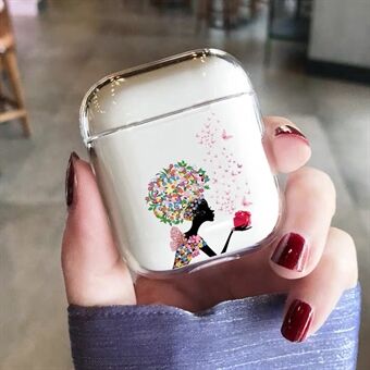 Cartoon Pattern Hard PC Earphone Cover Case for Apple AirPods with Charging Case (2016) (2019) / Apple AirPods with Wireless Charging Case (2019)