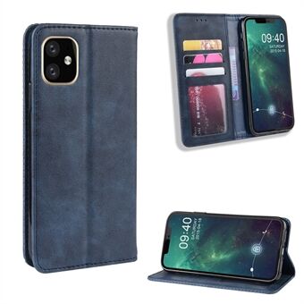 Vintage Style PU Leather Phone Case with Wallet Slot for 	iPhone 11  (2019)