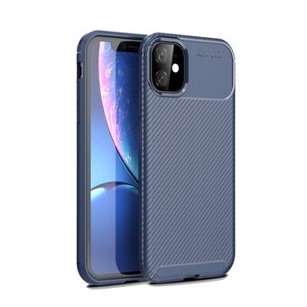 Carbon Fiber Texture Drop-proof TPU Phone Case for iPhone 11  (2019)