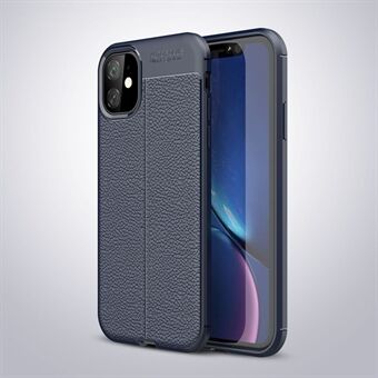 Litchi Texture Soft TPU Back Case for iPhone 11  (2019)