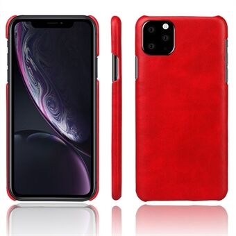 Crazy Horse PU Leather Coated Plastic Shell Covering Case for iPhone 11  (2019)