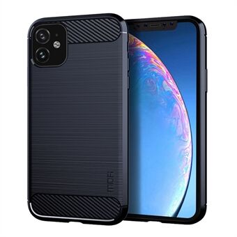 MOFI Carbon Fiber Texture Brushed TPU Soft Back Shell for iPhone 11  (2019)