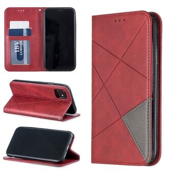 Geometric Pattern Leather Protective Phone Case with Card Slots for iPhone 11  (2019)