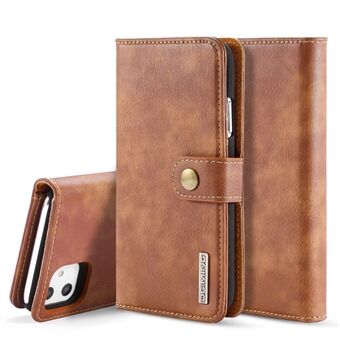 DG.MING Stylish Anti-fingerprint Easy Detechable Split Leather Wallet Flip Folio Case Stand Shockproof PC Inner Cover for iPhone 11  (2019)