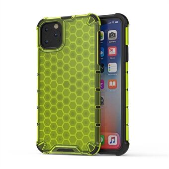 Honeycomb Pattern Shock-proof TPU + PC Combo Case for iPhone 11  (2019)