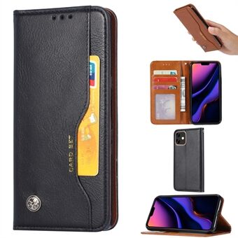 Auto-absorbed PU Leather Stand Case for iPhone 11  (2019)