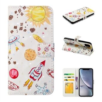 Light Spot Decor Patterned Leather Wallet Stand Case for iPhone 11  (2019)