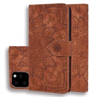 Imprint Mandala Flower Stand Wallet Leather Case Shell Cover for iPhone 11  (2019)
