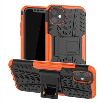 Cool Tyre Pattern PC + TPU Hybrid Case with Kickstand for iPhone 11 