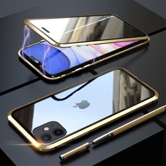 LUPHIE Magnetic iPhone 11 skal med glas fram och bak - guld